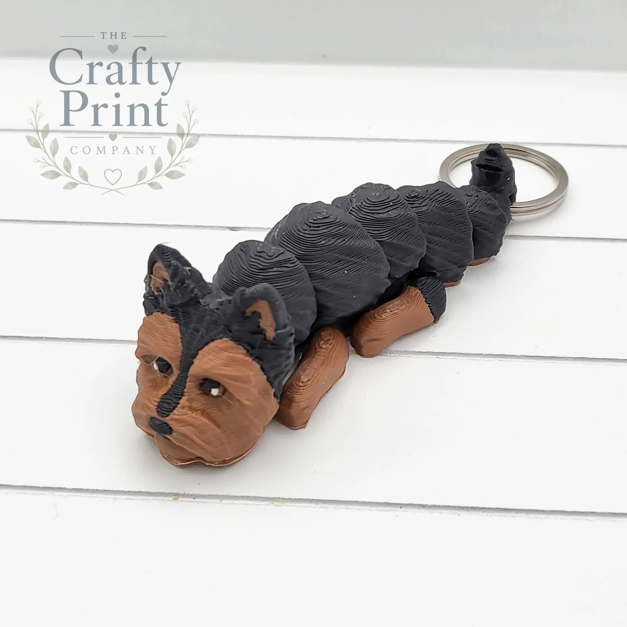 Yorkshire Terrier Articulated Flexi Keyring