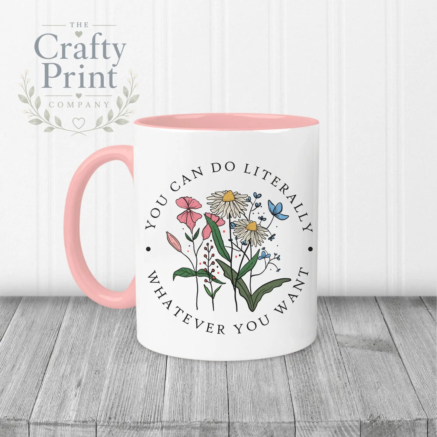You can do literally whatever you want Mug - Pink Handle &