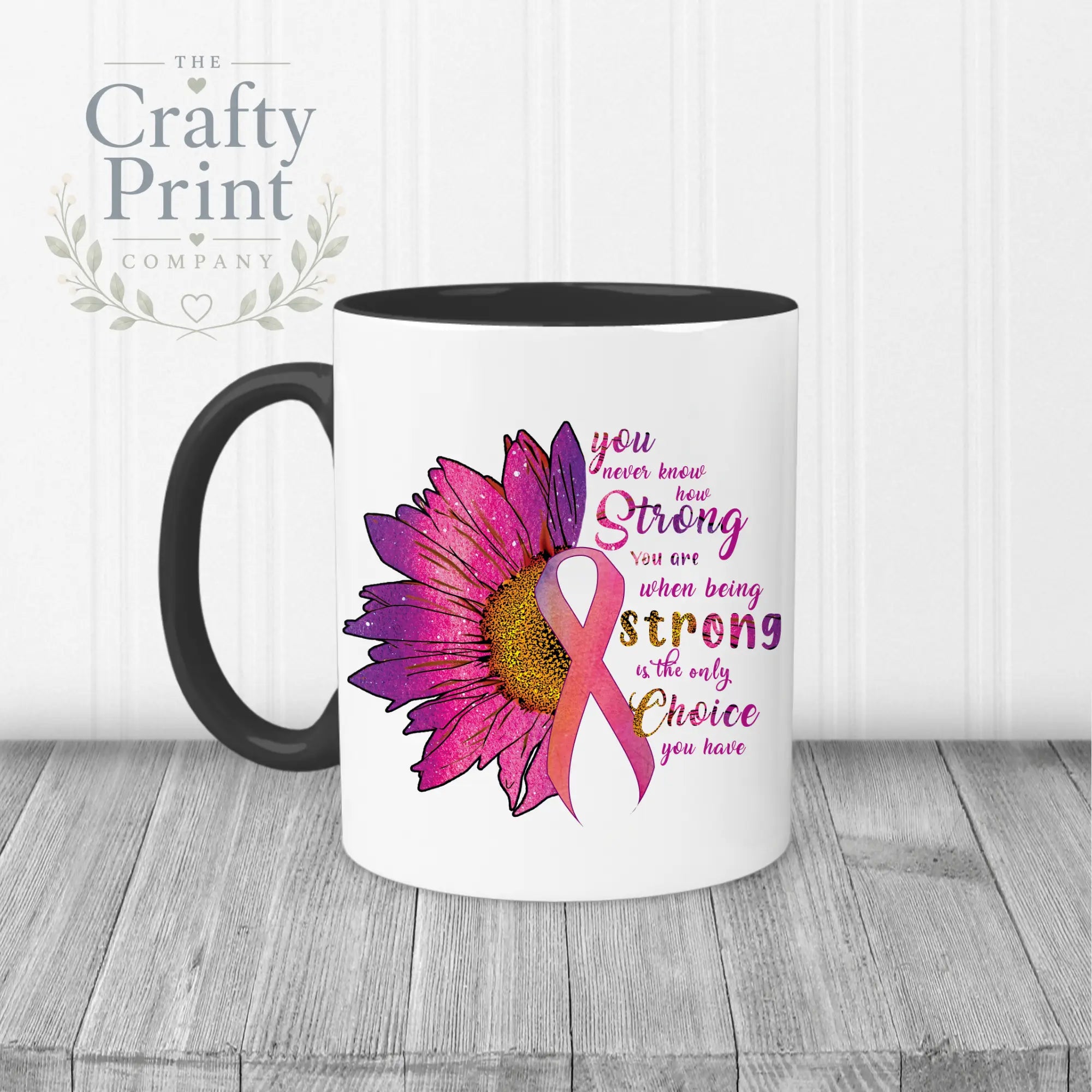 You never know how strong you are Cancer awareness Mug