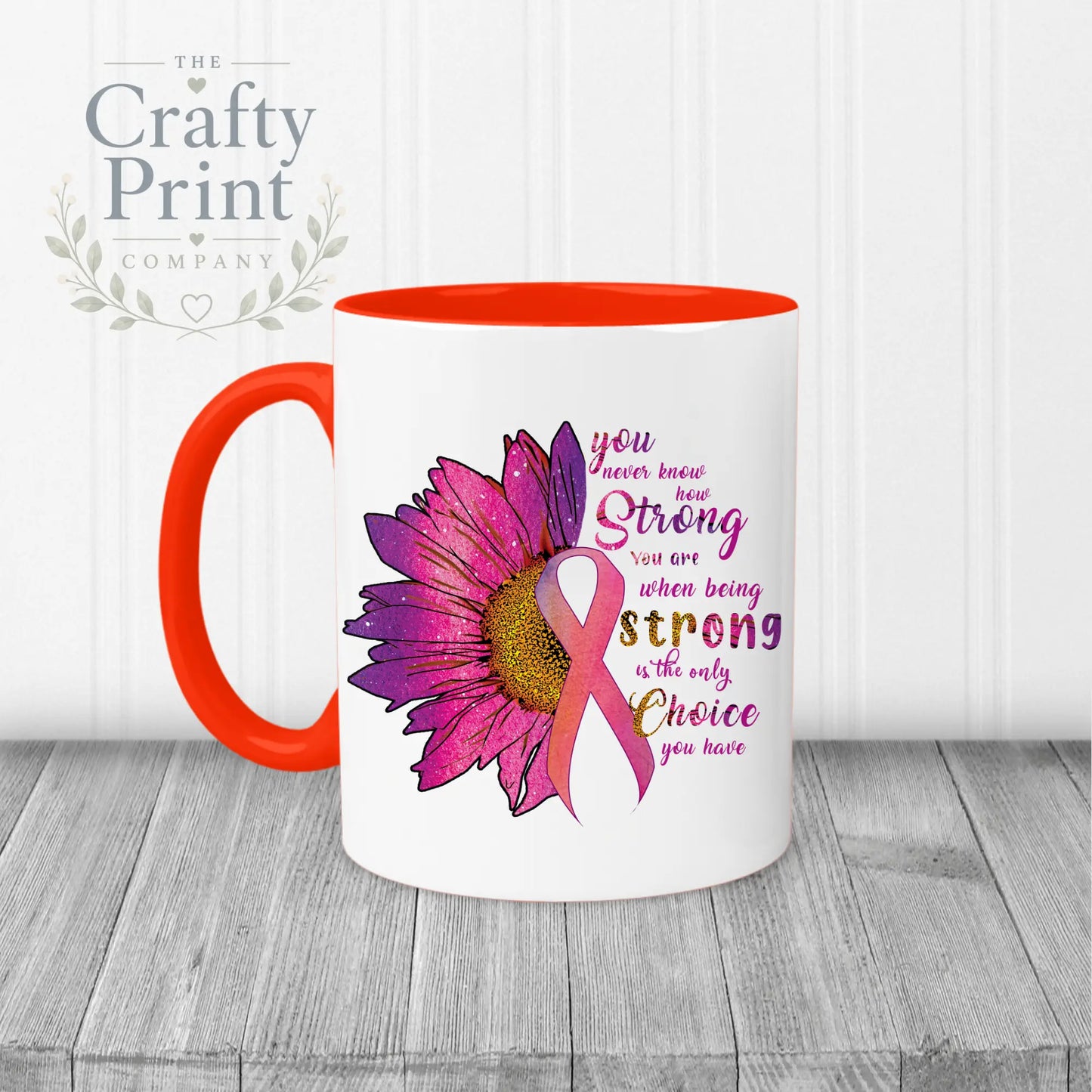 You never know how strong you are Cancer awareness Mug