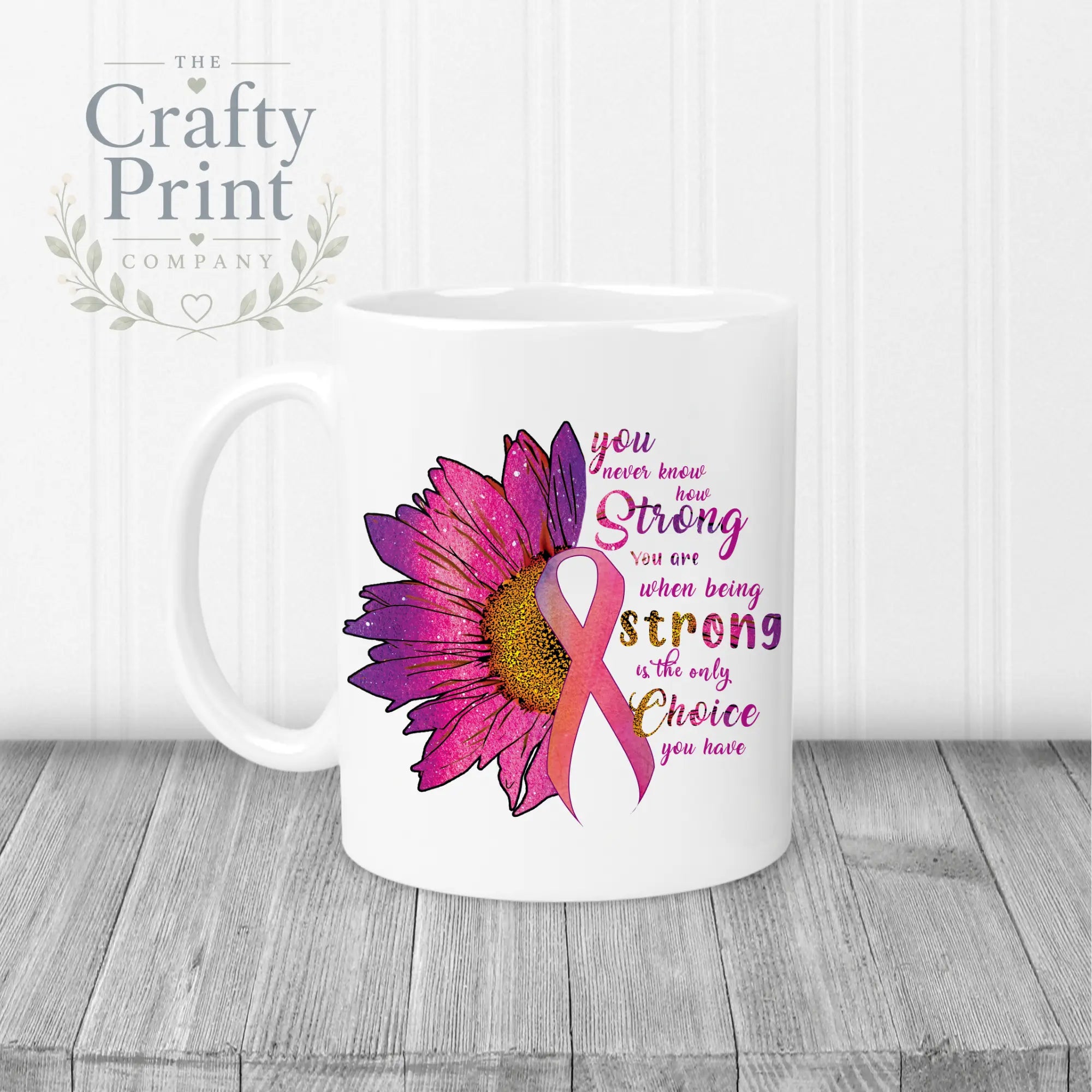 You never know how strong you are Cancer awareness Mug