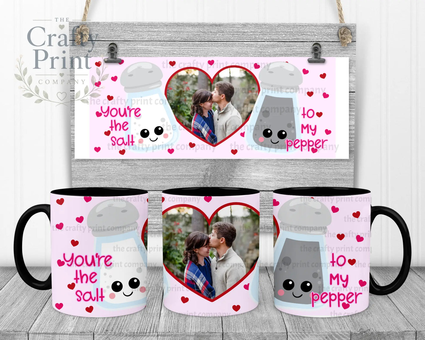 You’re the salt to my Pepper Mug - Black Handle & Inner