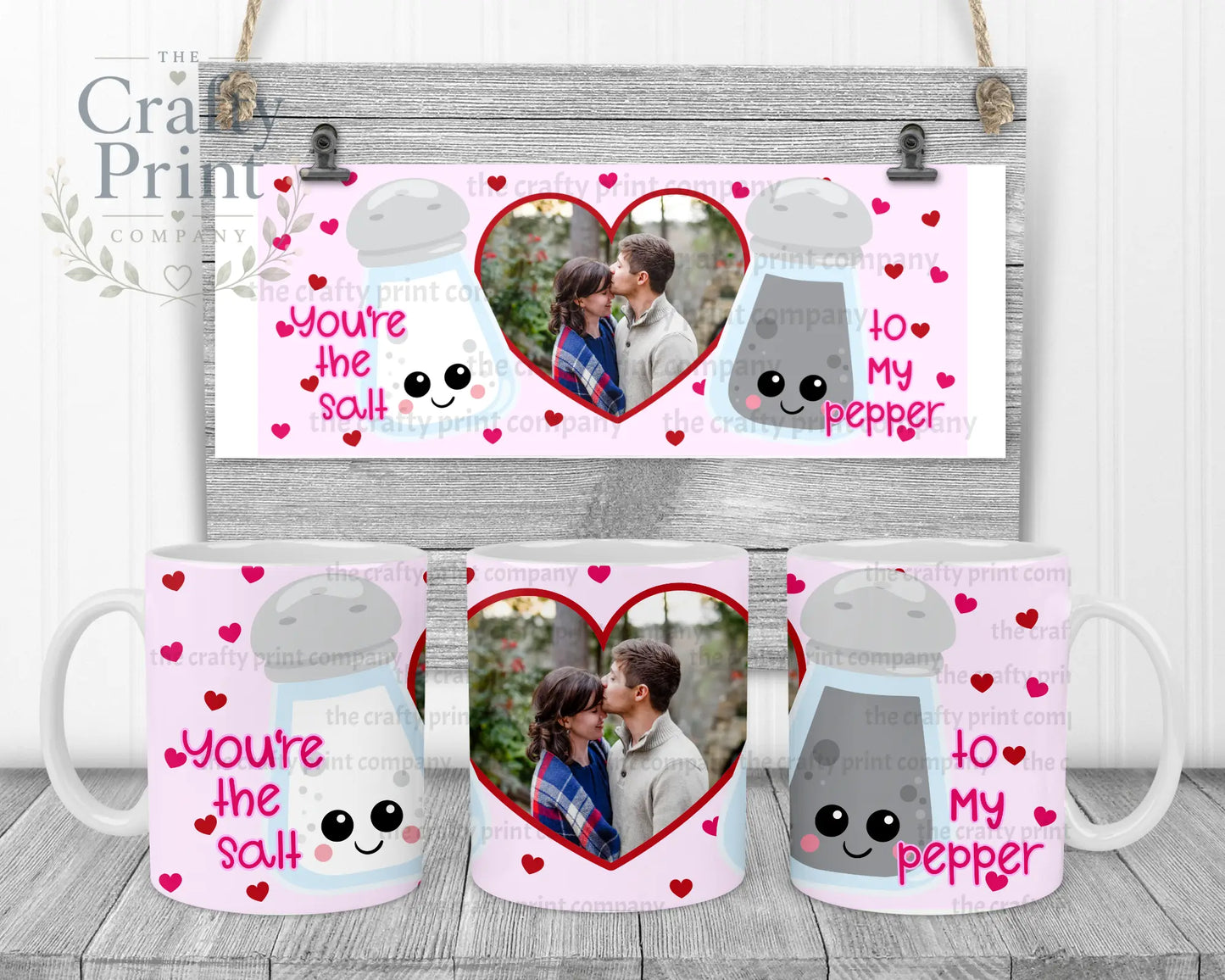 You’re the salt to my Pepper Mug - White Handle & Inner
