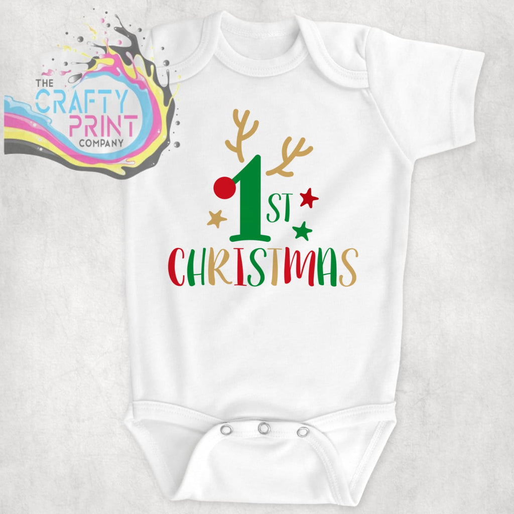 1st Christmas Bodysuit - Baby One-Pieces