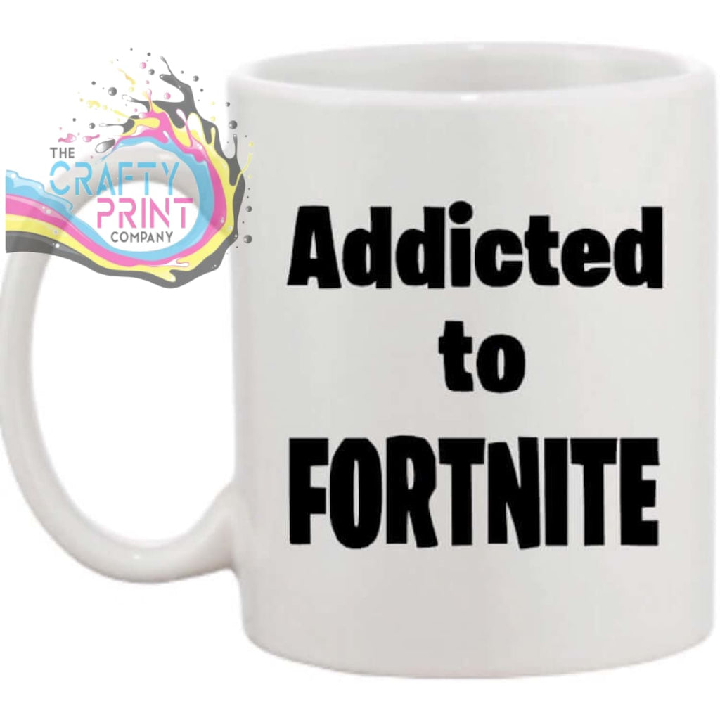 Addicted to Fortnite Mug - White Handle & Inner - Mugs