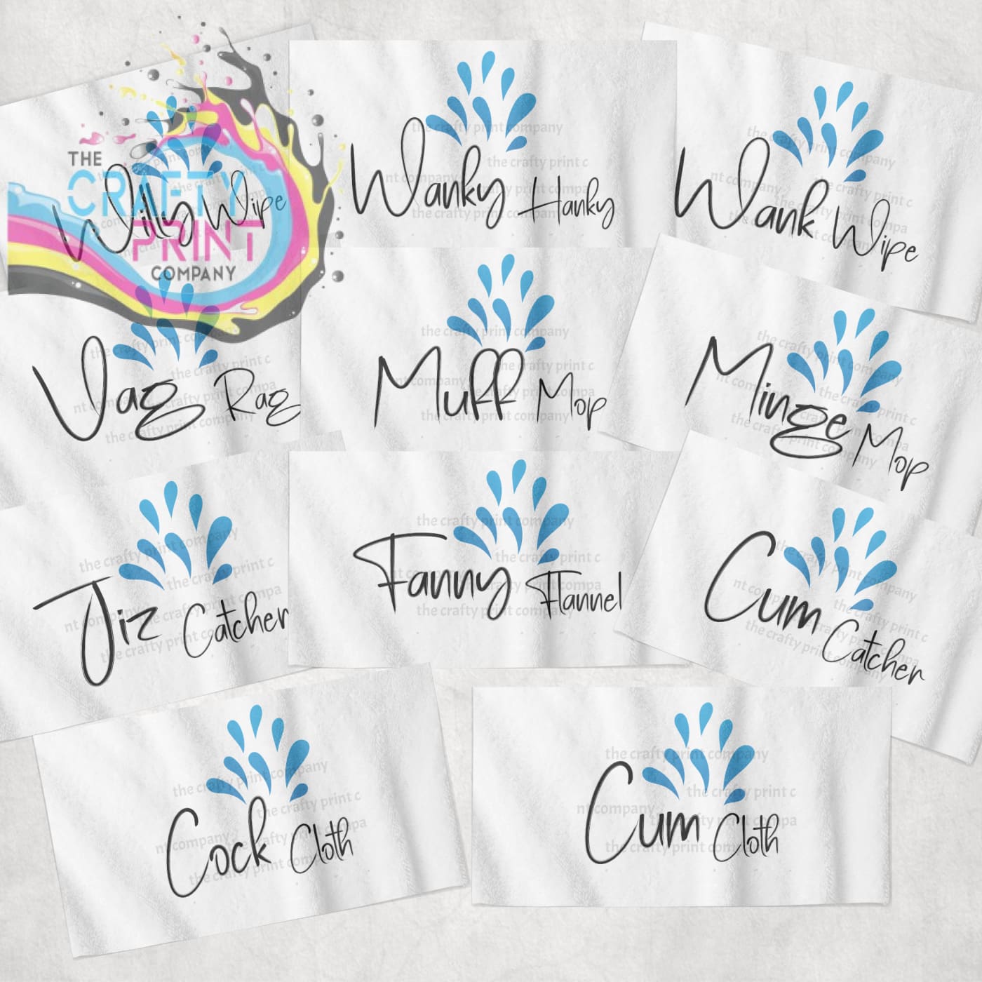 Adult Rude After Sex Flannels - Bath Towels & Washcloths