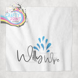 Adult Rude After Sex Flannels - Willy Wipe - Bath Towels &