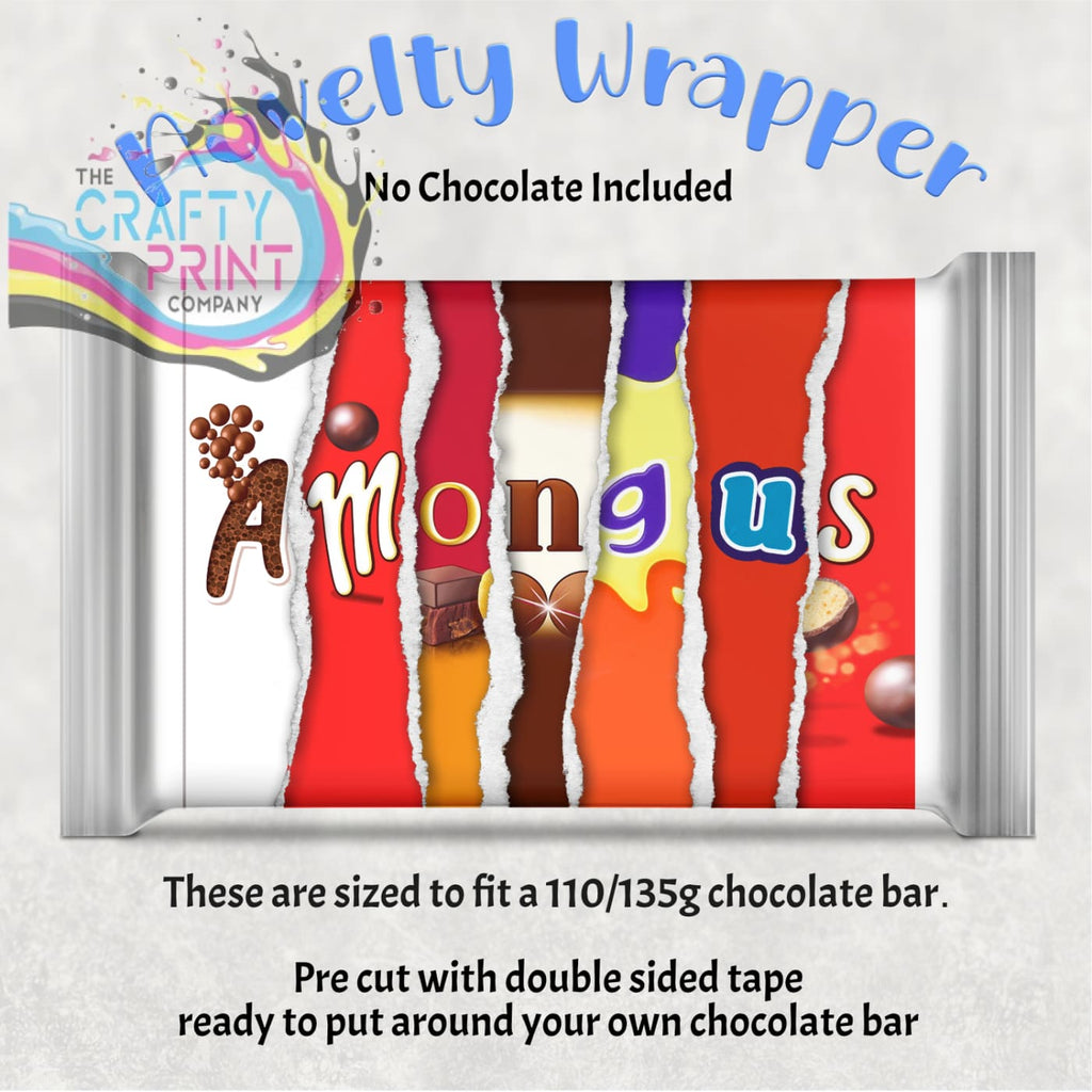 Among us Chocolate Bar Wrapper - Wrapping Paper