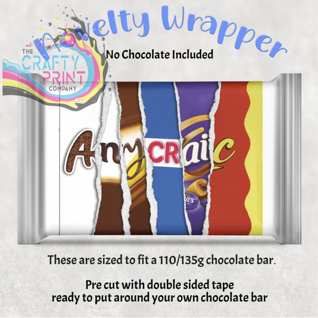 Any Craic Chocolate Bar Wrapper - Gift Wrapping