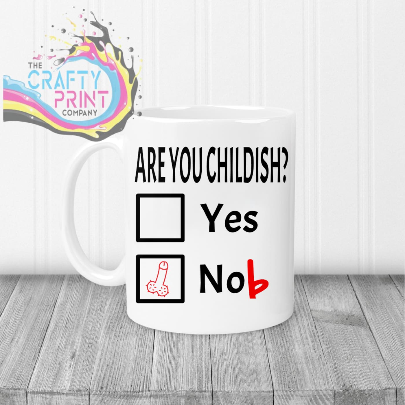 Are you Childish? Mug - White Handle & Inner - Mugs