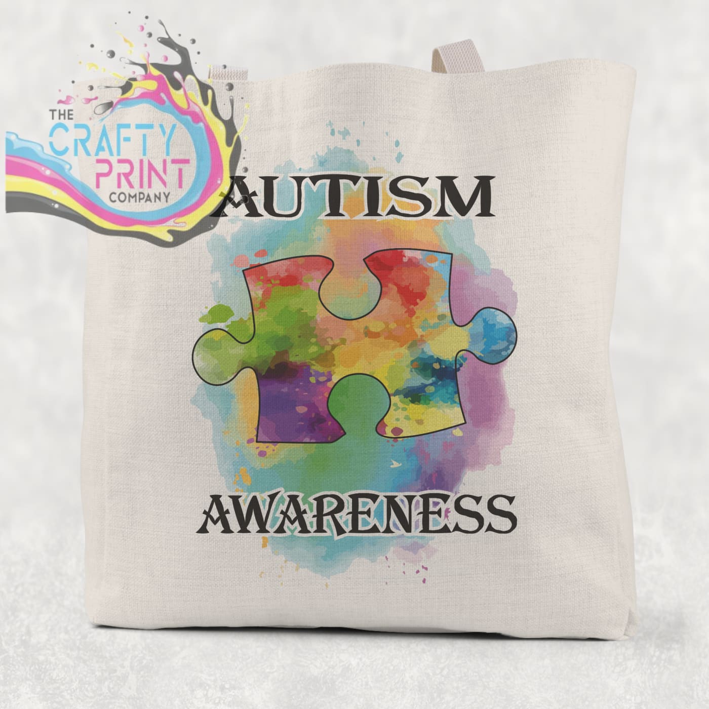 Autism Awareness Cotton Tote Bag - Shopping Totes