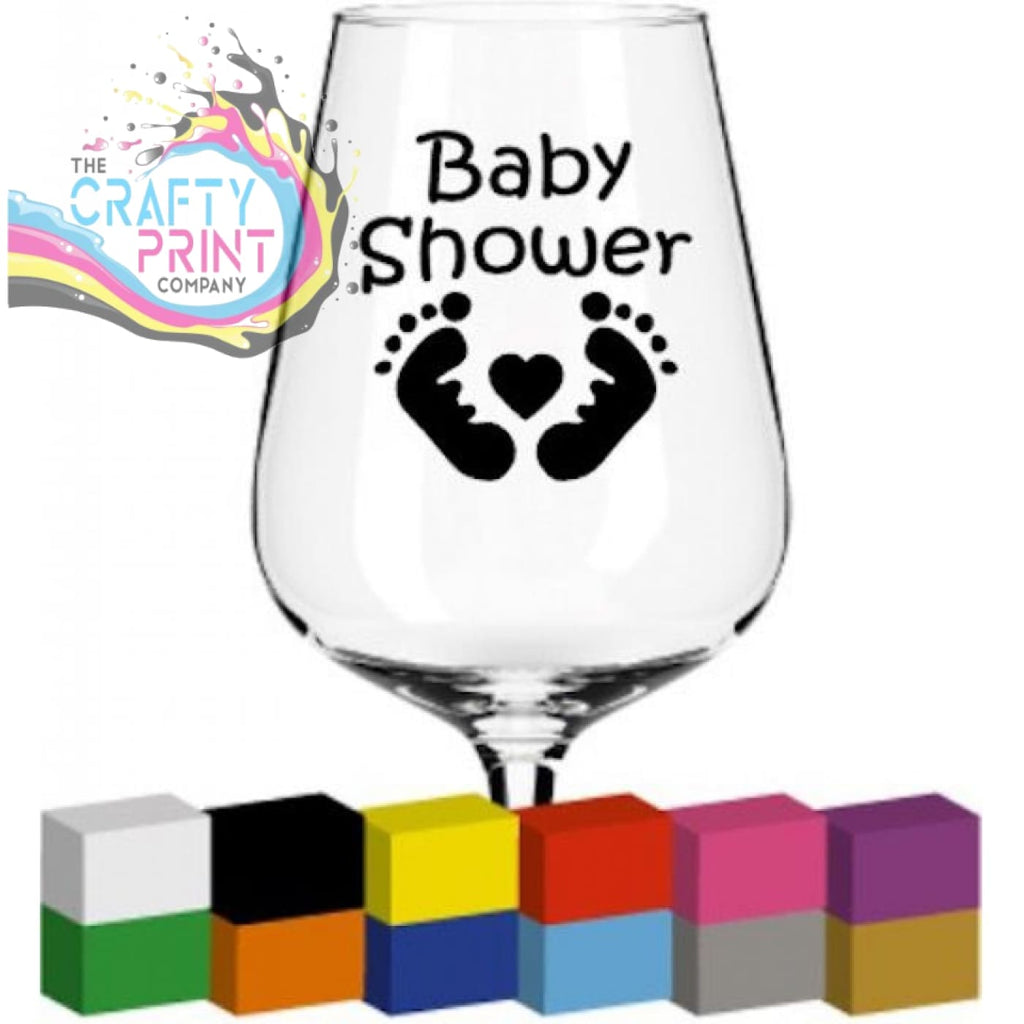 Baby Shower Glass / Mug / Cup Decal / Sticker - Decorative