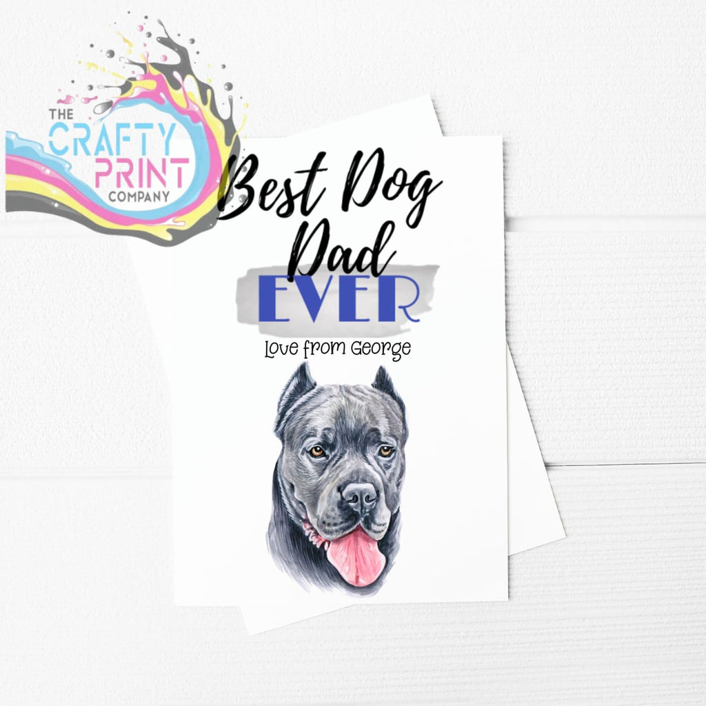 Best Dog Dad Ever Cane Corso Greeting Card - & Note Cards