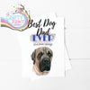 Best Dog Dad Ever English Mastiff A5 Card & Envelope