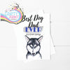 Best Dog Dad Ever Siberian Husky A5 Card & Envelope