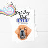 Best Dog Dad Ever Tibetan Mastiff A5 Card & Envelope