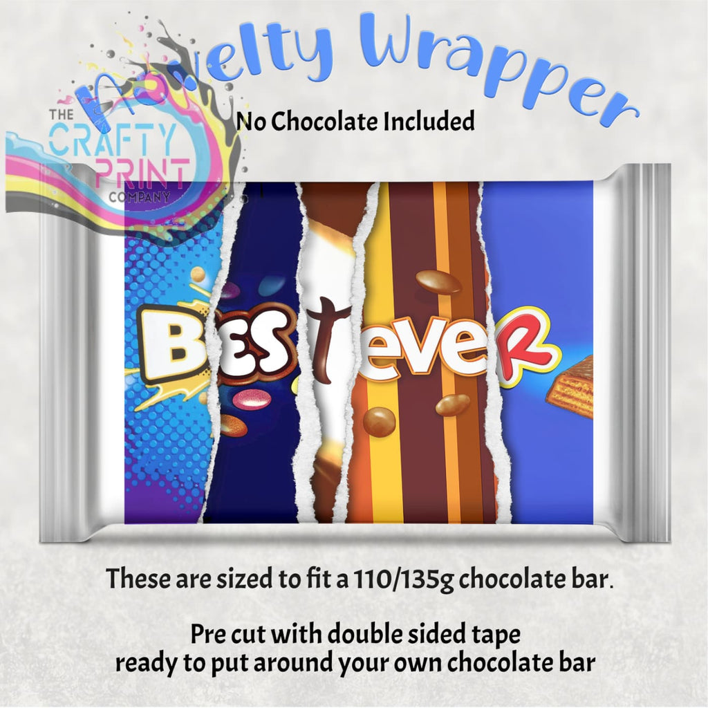 Best Ever Chocolate Bar Wrapper - Wrapping Paper