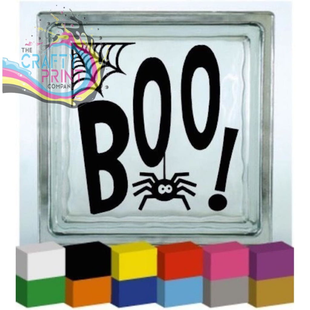 Boo! Halloween Vinyl Decal Sticker - Decorative Stickers