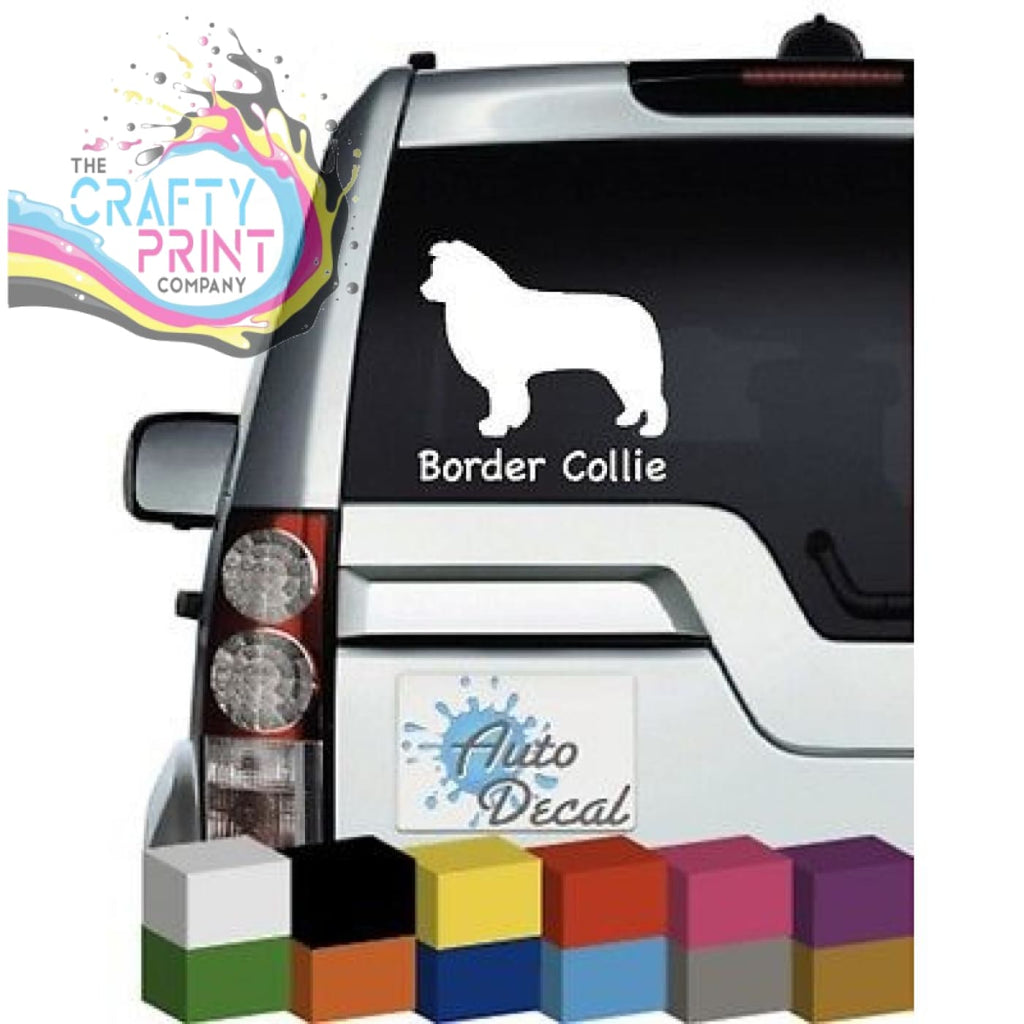 Border Collie Dog Car Sticker - Bumper Stickers