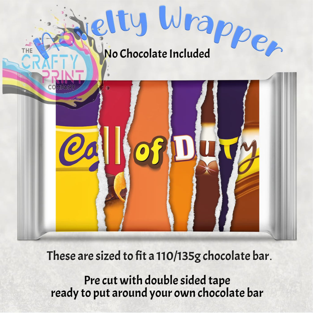 Call of Duty Chocolate Bar Wrapper - Wrapping Paper