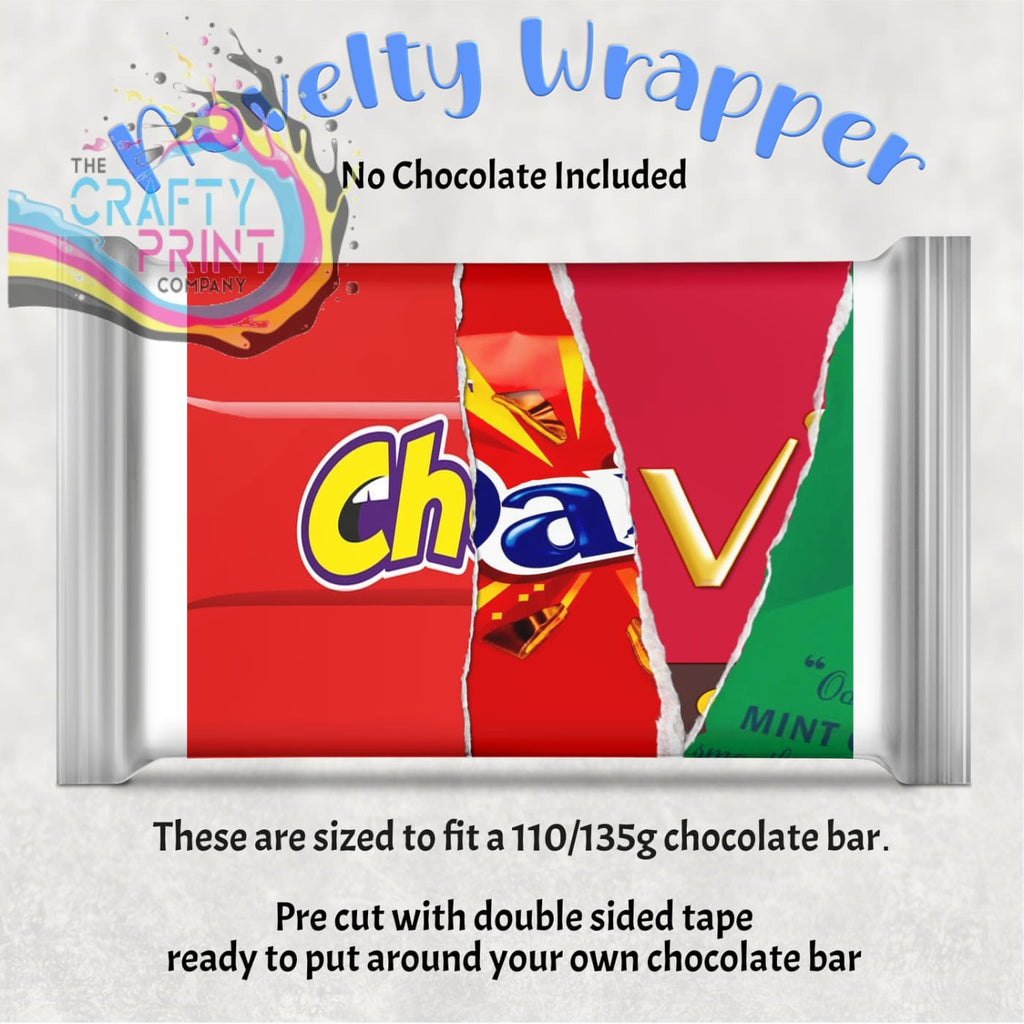 Chav Chocolate Bar Wrapper - Gift Wrapping