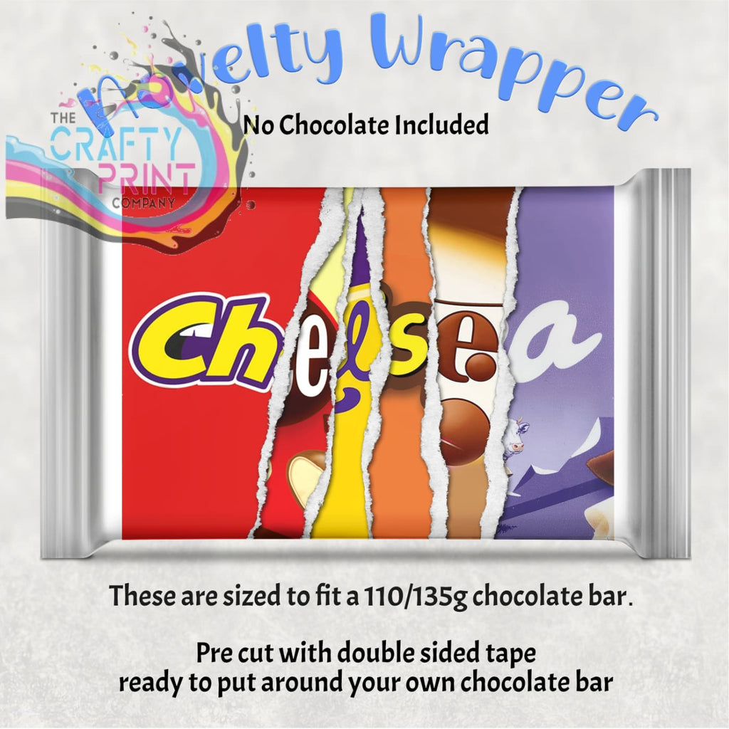 Chelsea Chocolate Bar Wrapper - Wrapping Paper