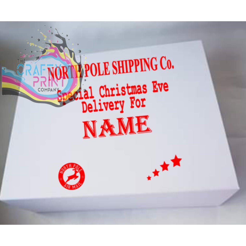 Christmas Eve Box V3 Vinyl Sticker - Decorative Stickers