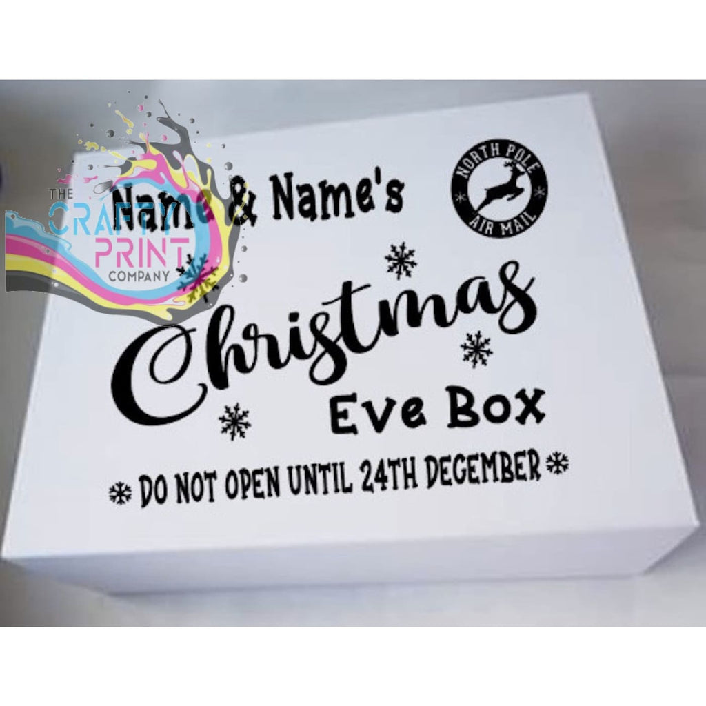 Christmas Eve Box V6 Vinyl Sticker - Decorative Stickers