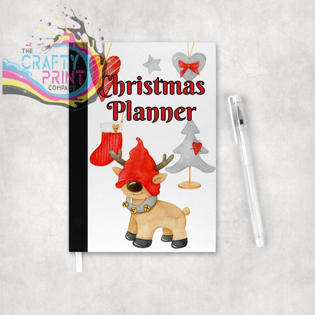 Christmas Planner Reindeer V2 Organiser Notebook - Notebooks