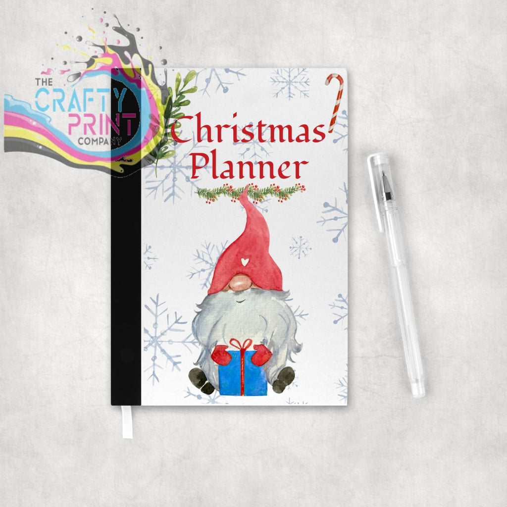 Christmas Planner Sitting Gnome Organiser Notebook -