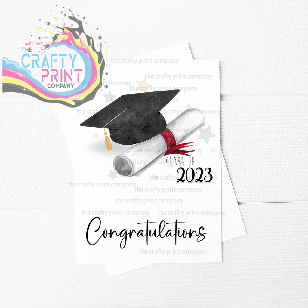 Congratulations Class of 2023 Graduation A5 Card - Greeting