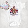 Coronation Corgi Personalised Bodysuit - Baby One-Pieces