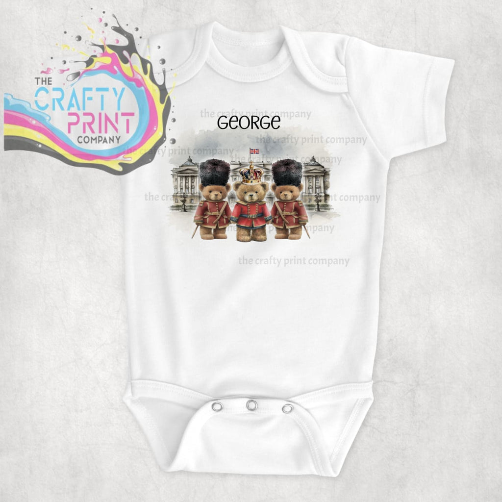 Coronation Palace Bears Personalised Bodysuit - Baby