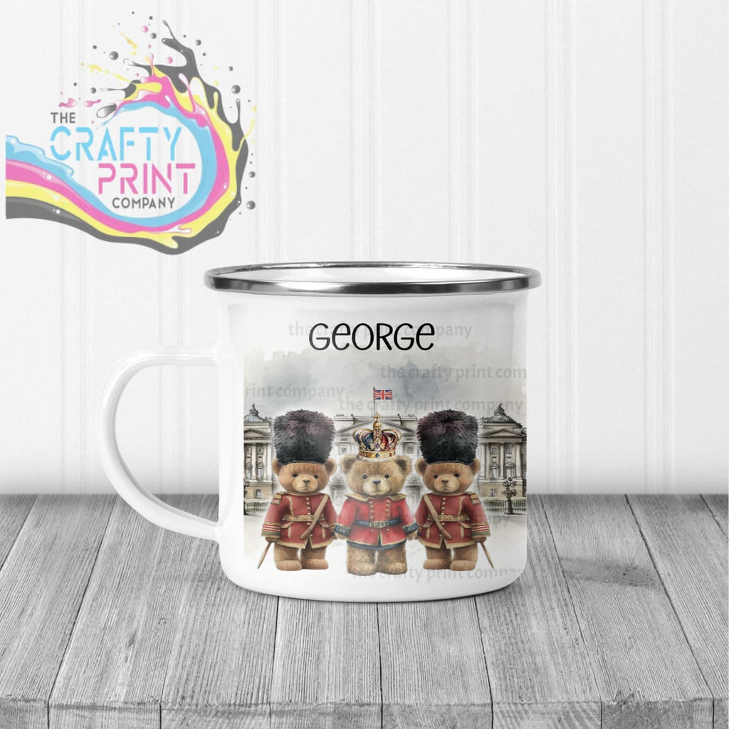 Coronation Palace Bears Personalised Mug - Enamel - Mugs