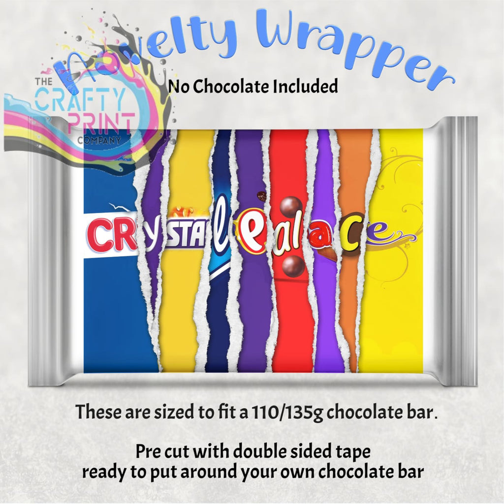 Crystal Palace Chocolate Bar Wrapper - Gift Wrapping