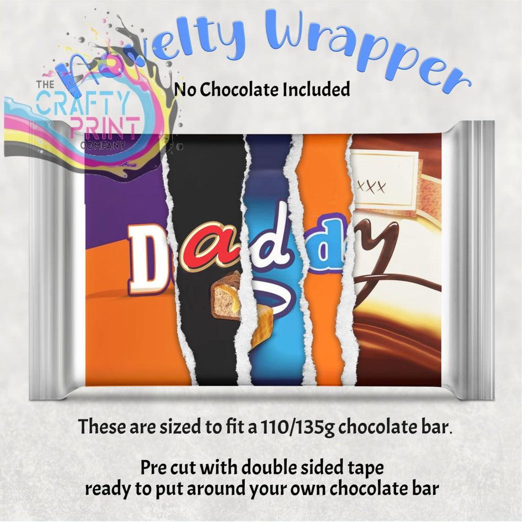 Daddy Chocolate Bar Wrapper - Wrapping Paper
