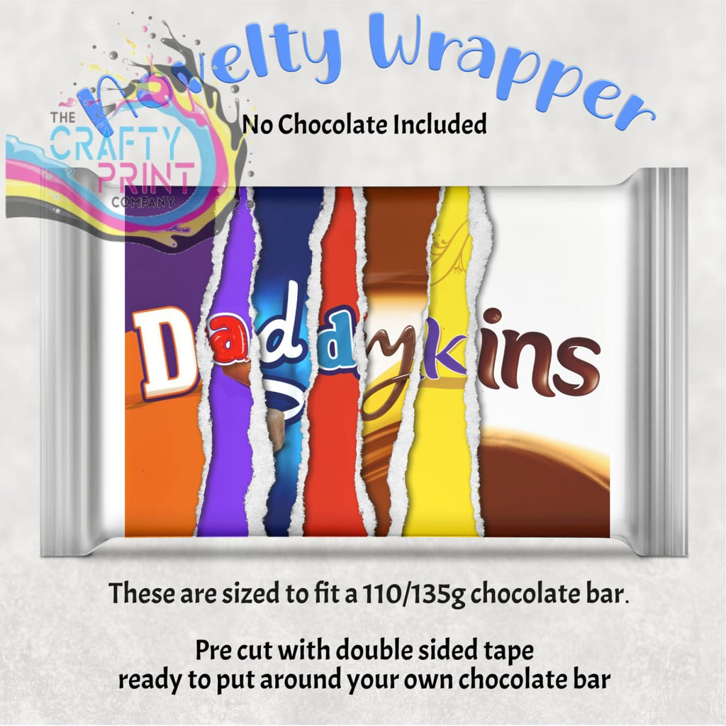 Daddykins Chocolate Bar Wrapper - Wrapping Paper