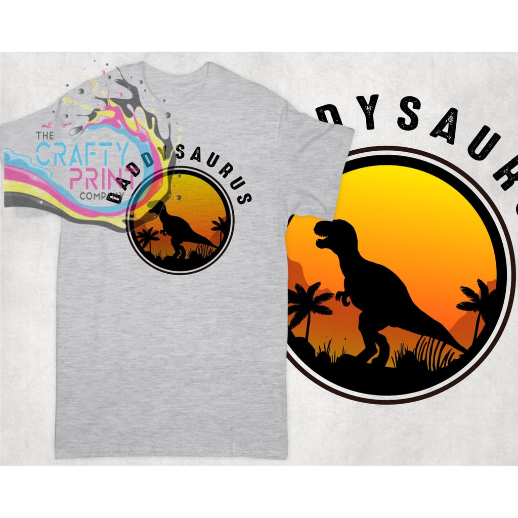 Daddysaurus T-shirt - Grey - Shirts & Tops