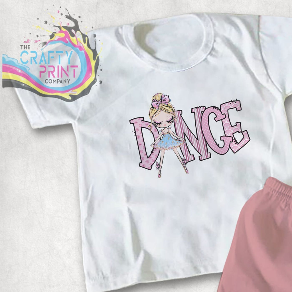 Dance Ballet Girl Design Children’s T-shirt - Blonde Hair