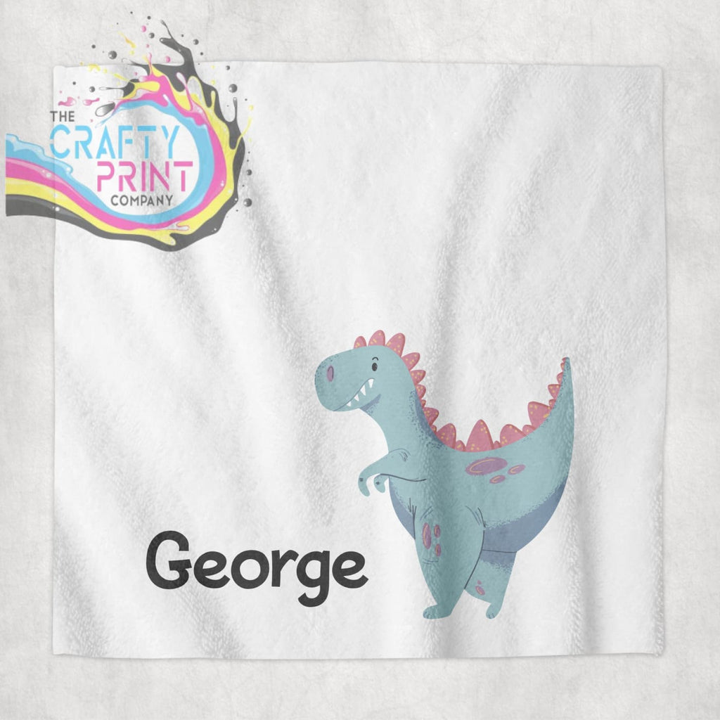 Dinosaur Personalised Face Cloth - Bath Towels & Washcloths