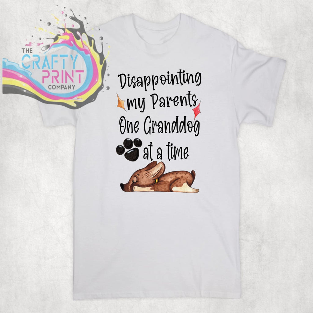 Disappointing my parents one Granddog at a time T-shirt -