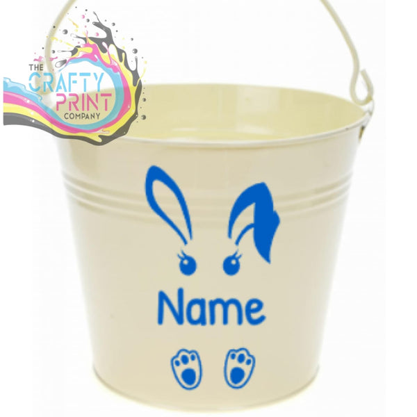 Easter Bunny Vinyl Personalised Decal / Sticker - Small 8 x