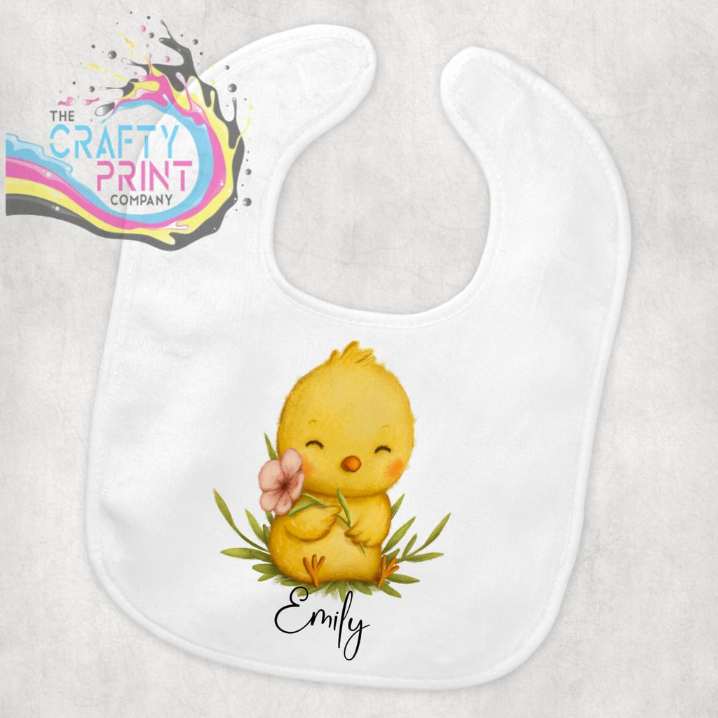 Easter Chick Personalised Baby Bib - & Toddler Clothing