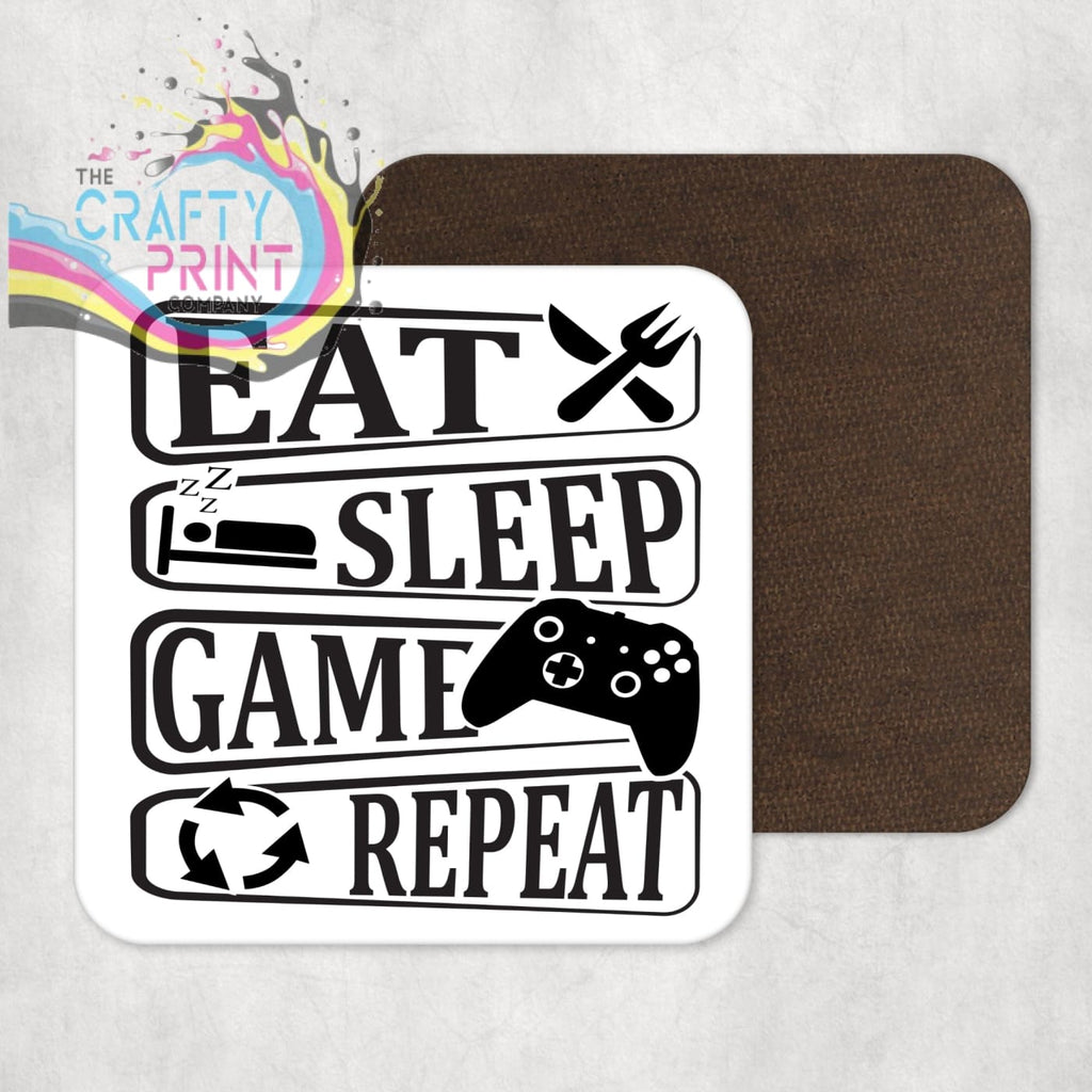Eat Sleep Game Repeat Xbox Coaster - Coasters