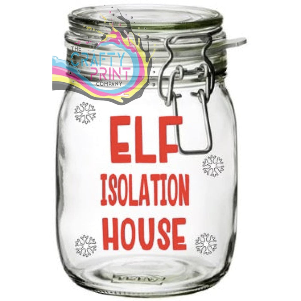 Elf Isolation House Vinyl Decal / Sticker - Decorative