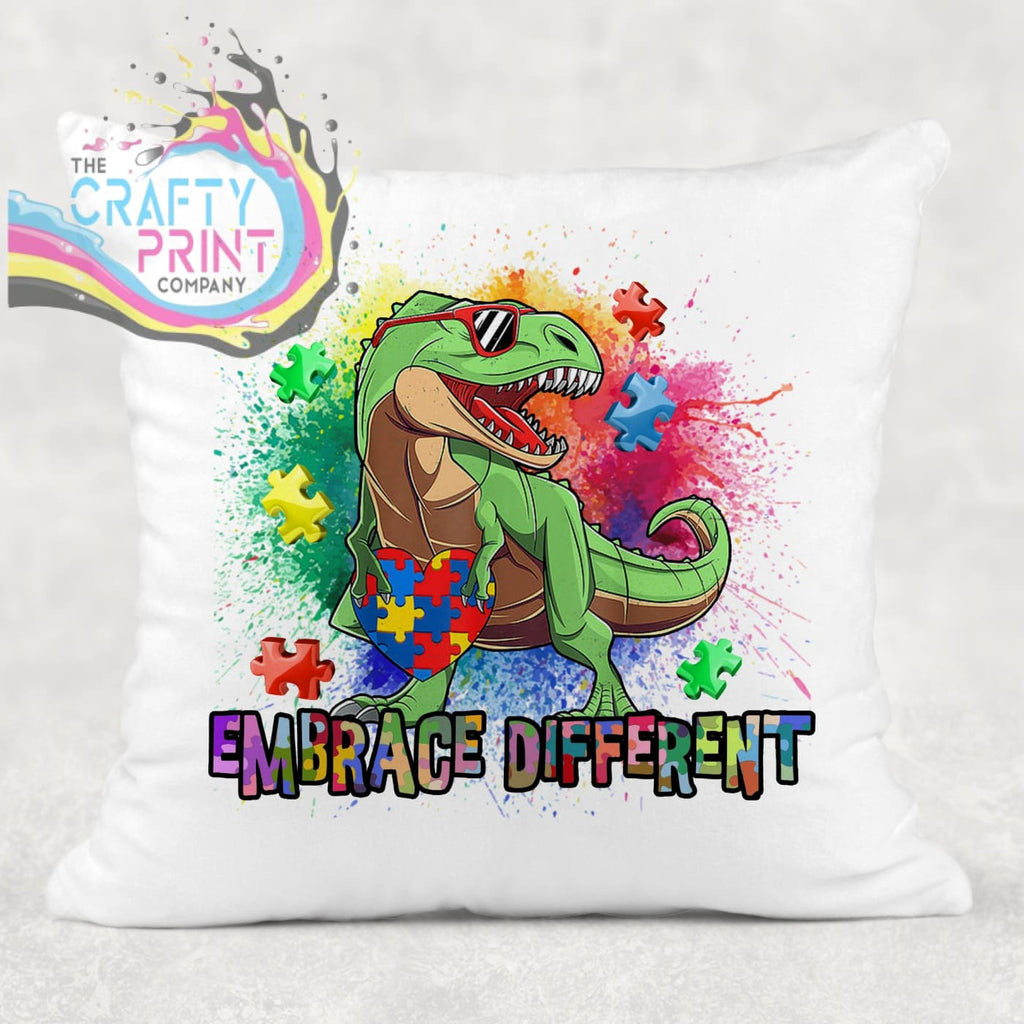Embrace Different Autism Dinosaur Cushion - Chair & Sofa
