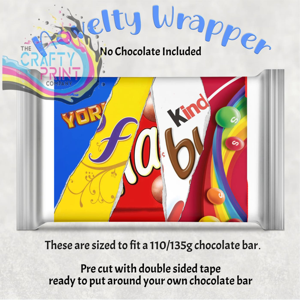 Fab Chocolate Bar Wrapper - Gift Wrapping