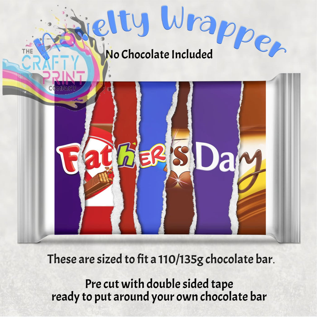 Father’s Day Chocolate Bar Wrapper - Wrapping Paper