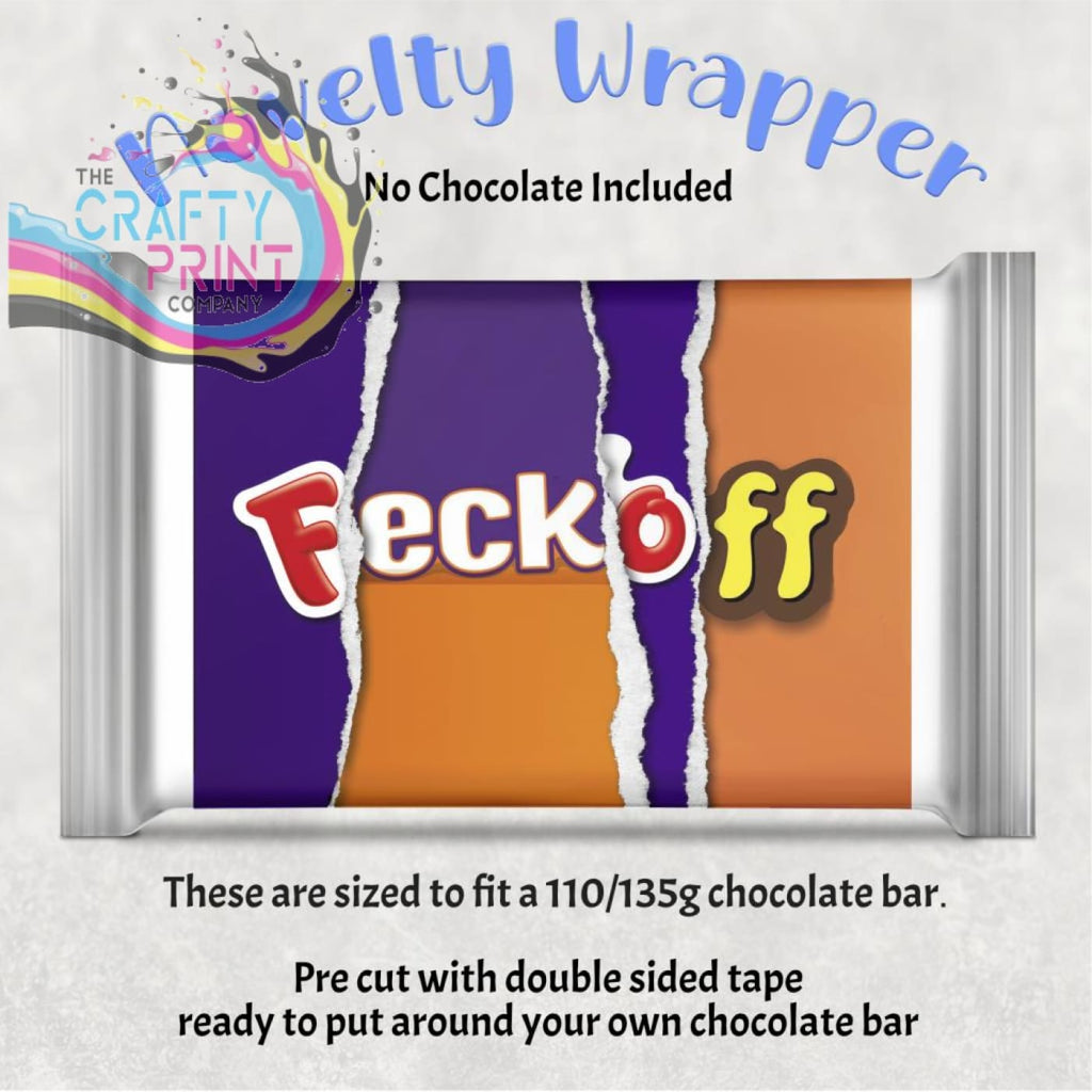 Feck off Chocolate Bar Wrapper - Gift Wrapping