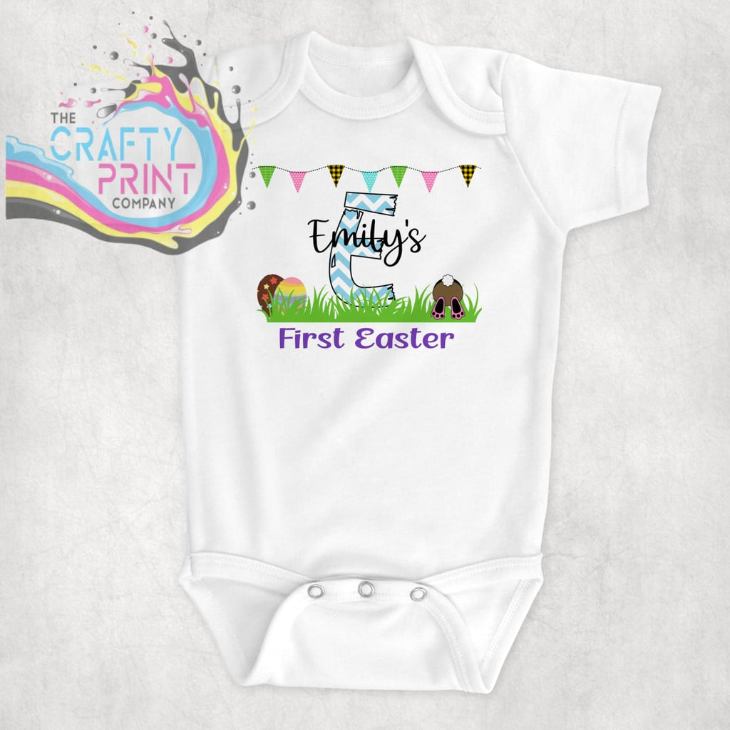 First Easter Alphabet Personalised Bodysuit / Vest - Baby